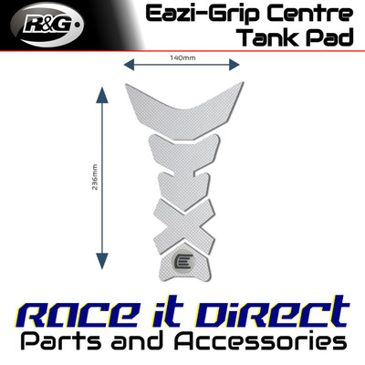 Eazi-Grip Centre Tank Pads for Kymco KR Sport 125 All Years Pro C Clear