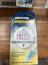 Compound W Nitrofreeze Wart Remover 1 NitroFreeze Pen 5 Replacement Tips