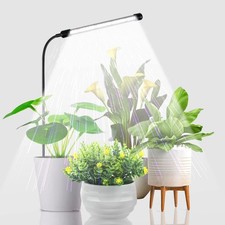 Grow Light Indoor Plants Growing 6000K Full Spectrum Gooseneck Plant Lamp