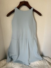 All In Motion Women s Light Blue Exercise Tennis Dress Attached Shorts XL