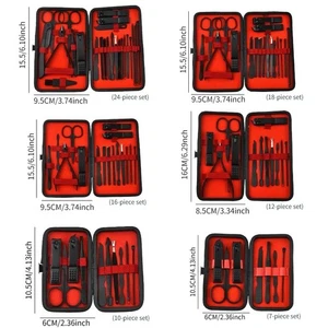 Ensemble de pinces à ongles Ensemble de poignées pour pédicures Outils de grooming pour éponge à ongles
