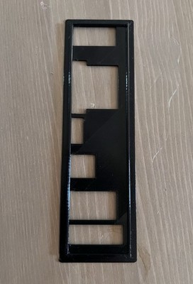 Custom I/O Shield/Blende für MSI B350M Gaming Pro Motherboard  3D-Druck