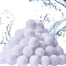 Reusable Pool Filter Balls - 1.5 lbs Efficient Filter Media for Sand Filters