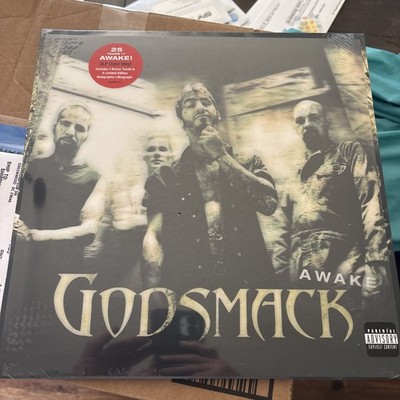 GODSMACK Awake VG++ 2LP SMOKY GREEN VINYL W/HYPE STICKER AND LITHO