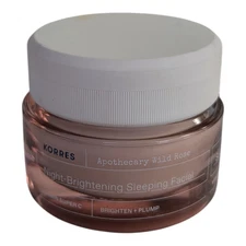 Korres Night Brightening Sleeping Facial Cream Apothecary Wild Rose1.35floz NWOB
