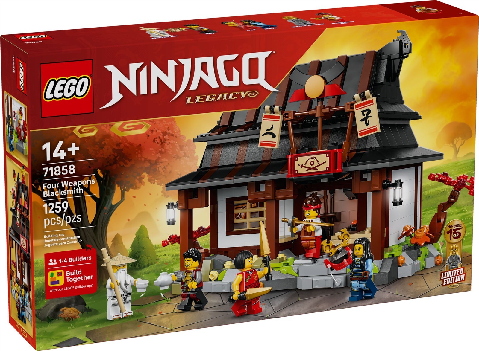Lego Ninjago 71858 15-Jähriges Jubiläum: Vier-Waffen-Schmiede - Image 4