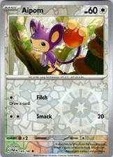 Pokemon PAR Aipom 145/182 NM Reverse Holo
