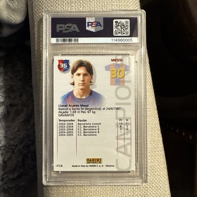 2004 Panini Sports Mega Cracks Barca-Campio #35 Lionel Messi RC