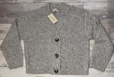 Universal Thread V-neck Button-Down Cardigan Sweater size L - Light Gray - NEW