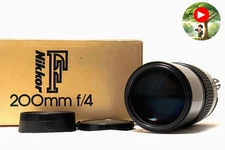 [MINT in Box] Nikon Ai-s Nikkor 200mm f/4 MF Telepoto Lens From JAPAN #0075