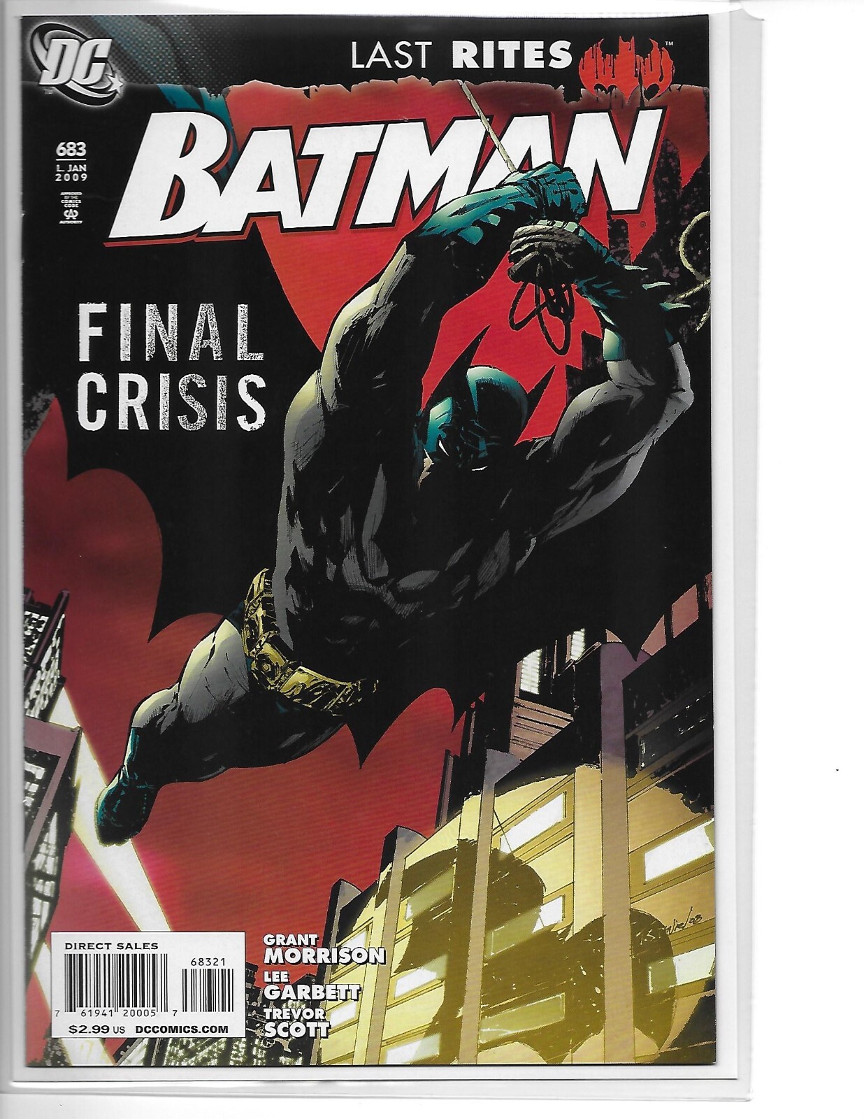 Batman #683 1:25 Tony Daniel Variant DC Last Morrison Ish. NM | eBay