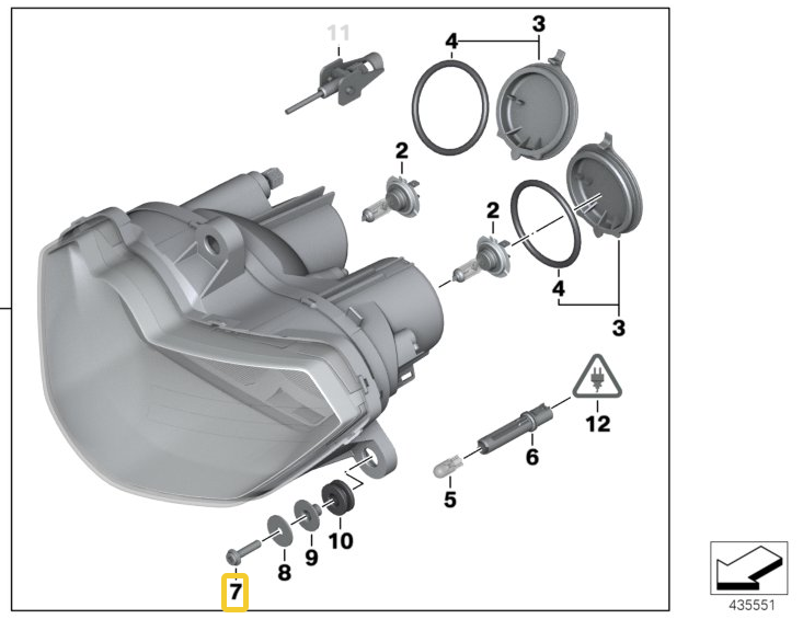 GENUINE BMW Motorrad 10 PACK ISA SCREW M6 X 25 11137676132 | eBay