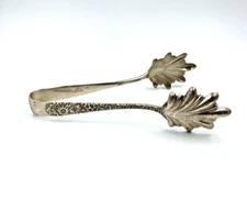 Kirk & Son Repousse Ice Tongs Sterling Silver Serving Piece
