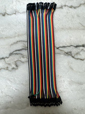 2x40PCS Dupont Wire Female to Female Connector Cable, 2.54mm 1P - 1P For Arduino