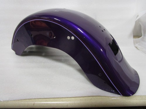 2011 Harley Davidson FLSTF Fat Boy Softail Rear Fender CONCORD PURPLE - Picture 3 of 11