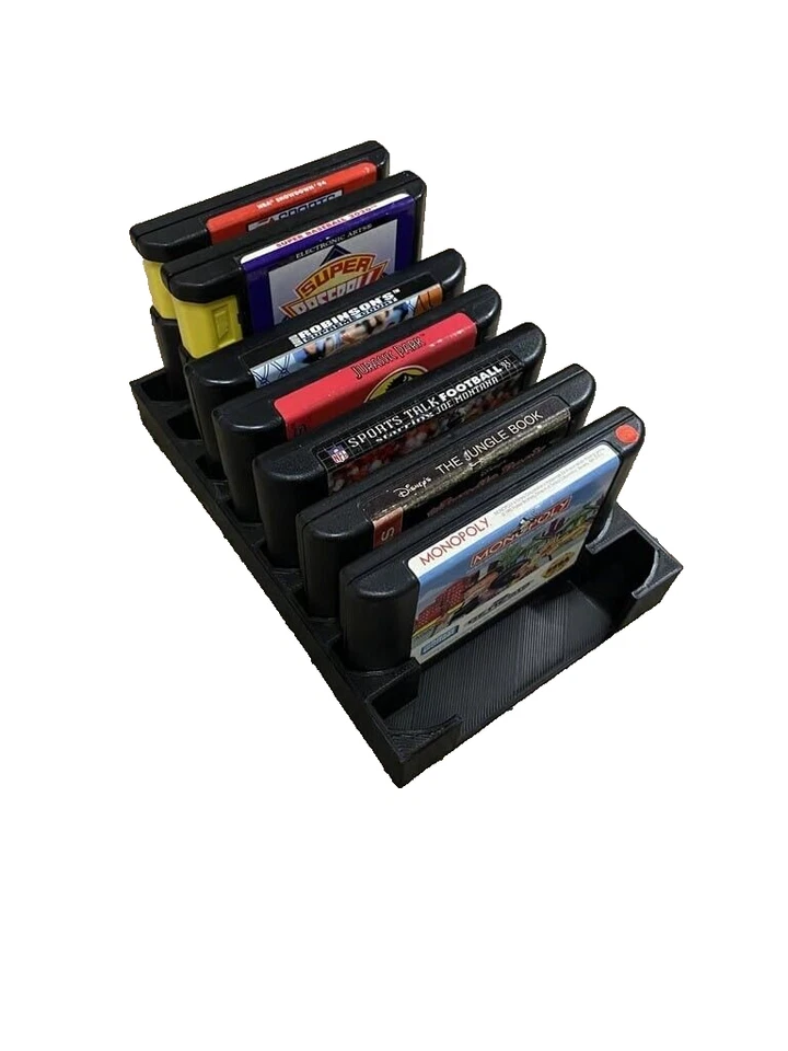 🎮 Sega Mega Drive/Genesis Eight Game Holder