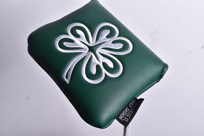 PUTTERABDECKUNG TOLLES DESIGN USA FLAGGE PASST SPINNENPUTTER GRÜN DREIBLÄTTRIGES KLEE