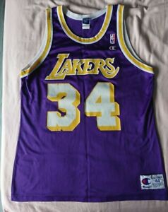 shaq purple lakers jersey