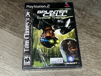 Splinter Cell Chaos Theory PlayStation 2 PS2 New Factory Sealed Black Label