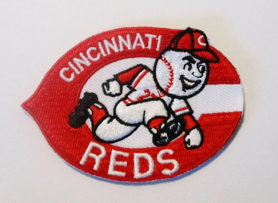(3)CINCINNATI REDS BAT BOY,RUNNER, & LOGO EMBROIDERED PATCHES (TYPE 2) ITEM # 56 - Image 3 of 4