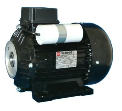 Nicolini 4 PS/3kW 240 V Elektromotor 24 mm Hohlwelle 1400 U/min Hochdruckreiniger