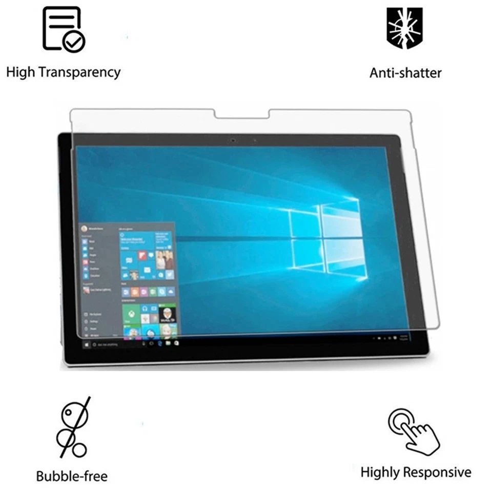 INKUZE Anti-Glare Matte Screen Protector Guard Saver For Microsoft Surface Pro 4 - Image 2 of 3