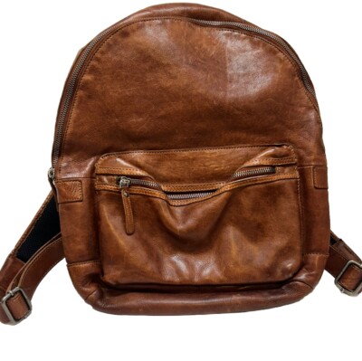 Lightly Used Vilenca Holland Backpack Laptop Compartment Brown