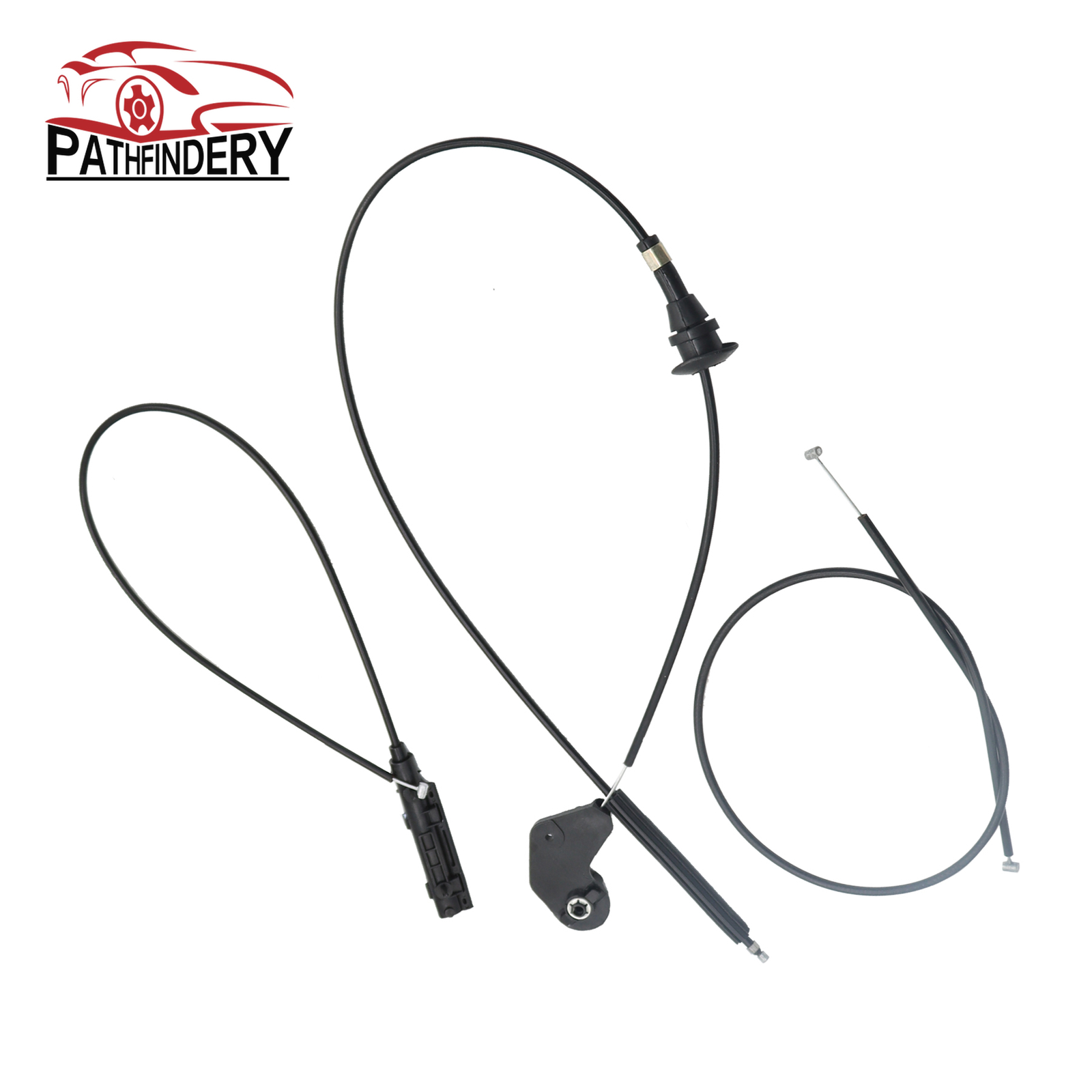 Kit Câble D'ouverture Capot BMW X5 E53 2000-2006 - 3 Pièces, Noir Et Argent