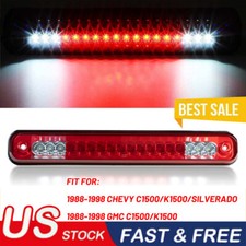 Red For 1988-1998 Chevy Ck1500 Silverado Gmc Led 3rd Brake Light Cargo Lamp Red For 1988-1998 Chevy Ck1500 Silverado Gmc Led 3rd Brake Light Cargo Lamp
