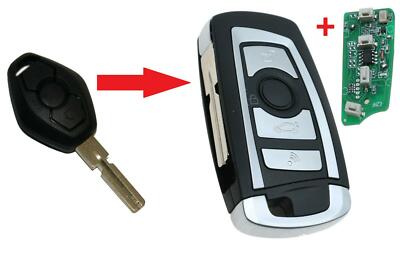 Umbau Schlüssel HU58  für BMW E38 E39 mit Sendeeinheit 434 MHZ Fernbedienung A53