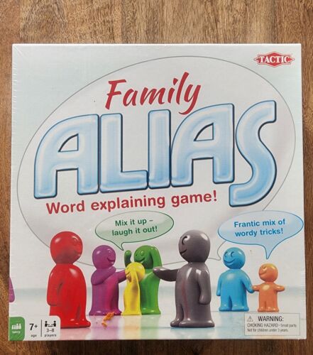 NUOVO Family Alias Word Explaining Game By Tactic Game Night | Età 7+ - Foto 1 di 2