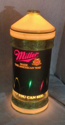 Vintage Miller High Life Rotating bouncing ball Sign-- works great