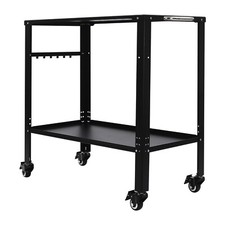 1200 Lbs Portable Welding Table W/ Holes On Top Welding Cart W/ Wheels 36''×18"