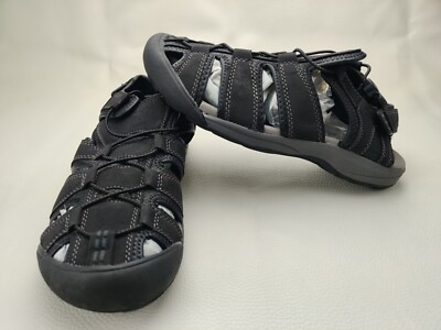Khombu Mens Black Travis Sandals Men\'s Size 11 Adjustable w/Hook & Loop Khombu Travis Men main image 4