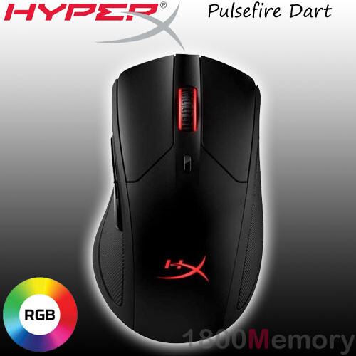 未開封HyperX Pulsefire Dart RGB ワイヤレス HyperX Pulsefire Dart 2.4GHz Wireless RGB Gaming Mouse Black