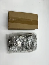 25 PAIRS DecoBasics KN31SN25 Silver Self Closing Variable Overlay Cabinet Hinges