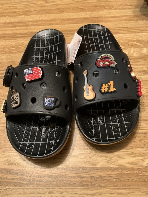 luke combs x crocs classic bootlegger slide