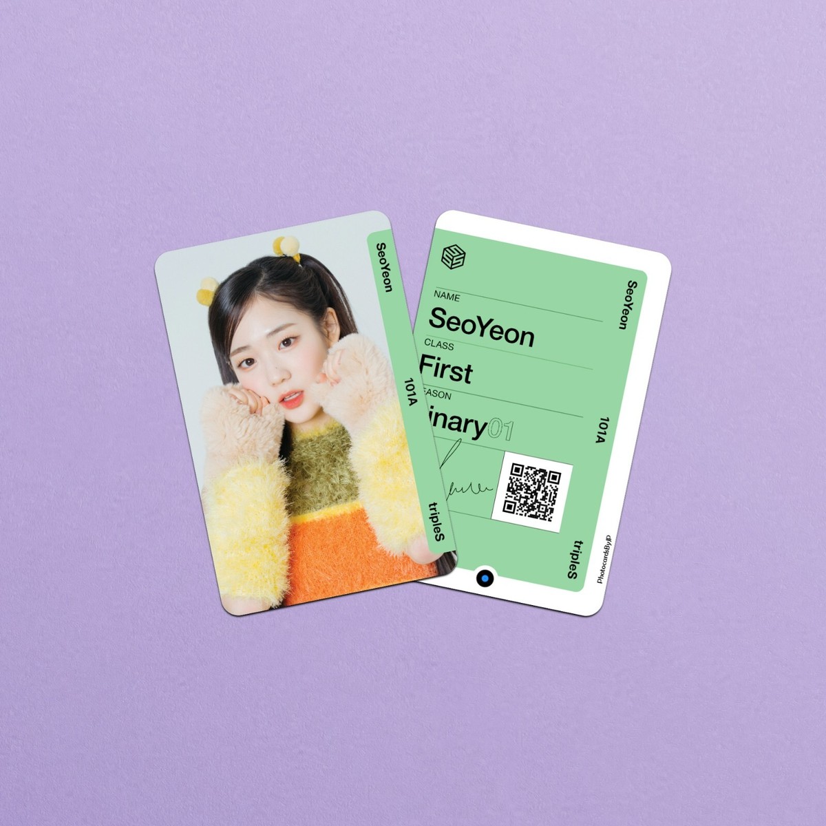 tripleS S1 SeoYeon REPLICA objekt Binary01 100-108 Fanmade