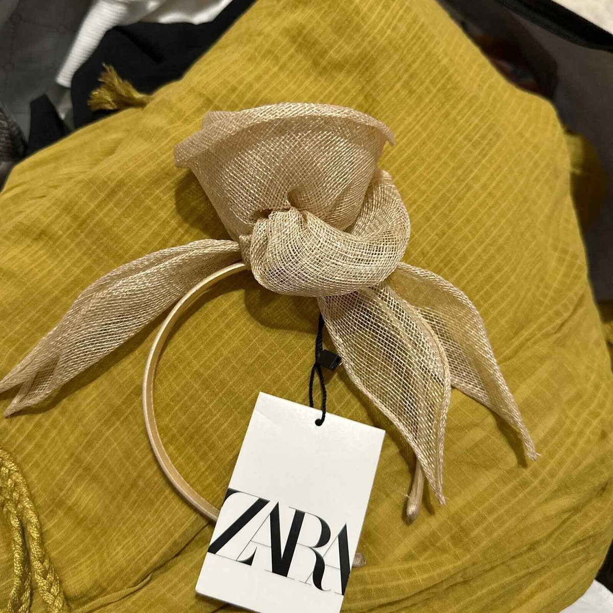Zara floral head piece headband 0653078 | eBay