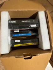 CT0046AS23 Toner Cartridges Replacenfor CF410A x2 /CF412A/CF411A, 4-Pack