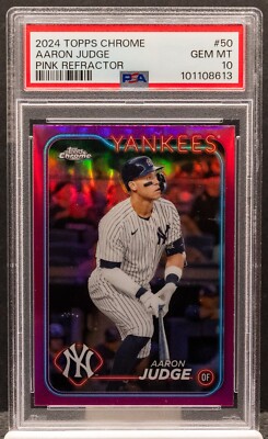 アーロン ジャッジ topps chrome #U-65. Mint9 1381（2024 Topps 