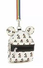 NWT Disney Parks Loungefly Mickey Minnie Mouse Rainbow Pride Mini Wristlet — photo 1