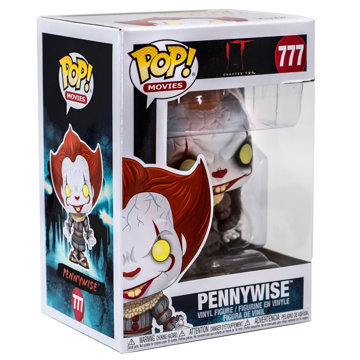 IT Chapter Two フィギュアとTシャツセット Funko POP ! Amazon.com: POP Stephen King's It Chapter 2 - Pennywise with