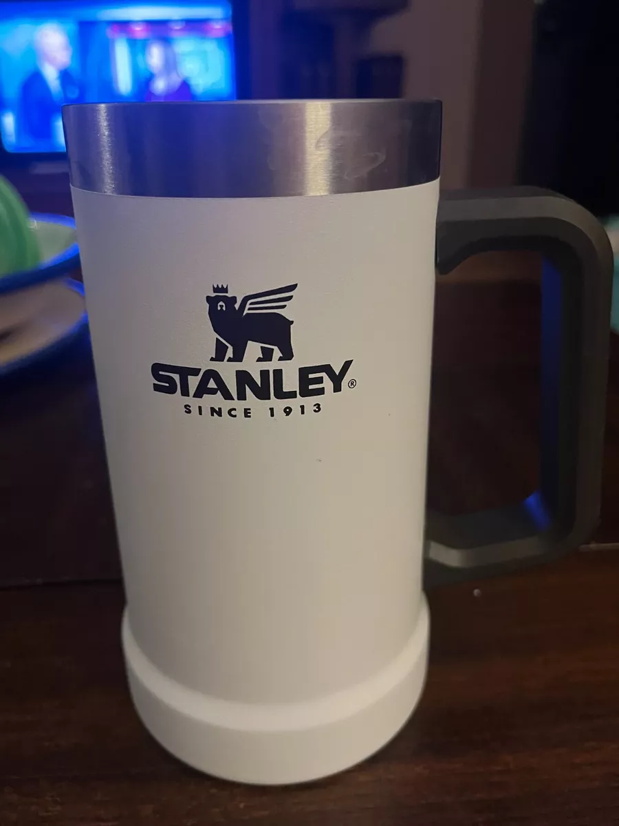 Stanley Vacuum Insulated Stainless Steel Big Grip Beer Mug, 24 oz 