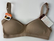 Warners Womens Bra Size Small Blissful Benefits RM3911W Smoothing Almond B12