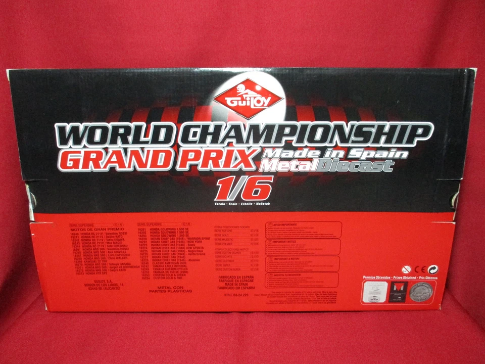 BIG 1/6 Casey Stoner Honda RC211V Team LCR Moto GP Racing Bike Guiloy RARE - Image 4 of 4