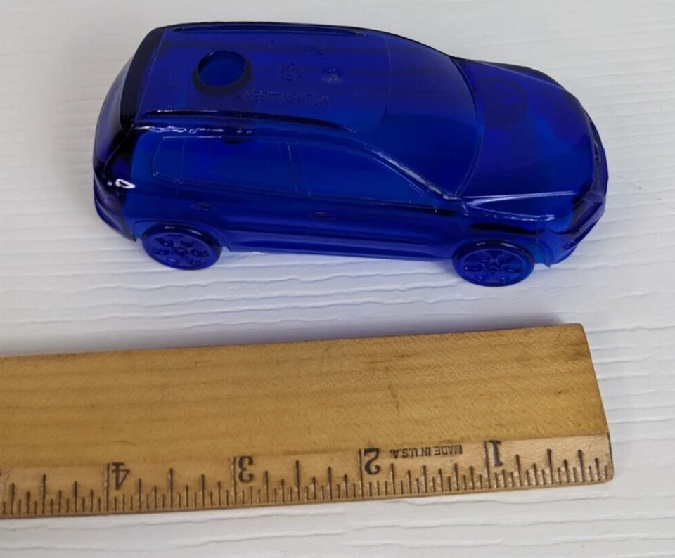 VW RABBIT SHOW PROMOCIONAL PLÁSTICO DURO AZUL VOLKSWAGON GIVE-A-WAY soporte para bolígrafo Foto 3 de 4