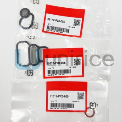 For HONDA 1996-2005 CIVIC D16 D17 NEW VTEC SOLENOID GASKET KIT 15825-P2M-005