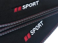 FußMattenset FüR Alfa Romeo GTV Spider Bj.1994-2005 Velours Schwarz Autoteppiche