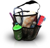 Mesh Shower Caddy + Large Comb. All-black Unisex Portable Hanging Mesh Quick Dry on sale Mesh Shower Caddy + Large Comb. All-black Unisex Portable Hanging Mesh Quick Dry on sale